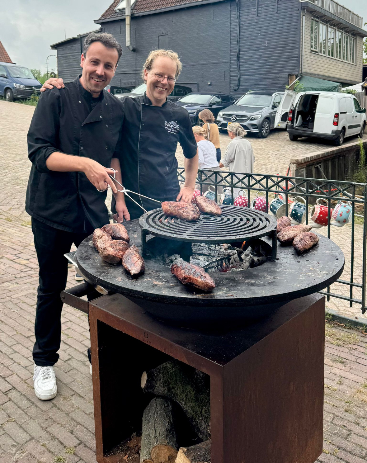 Chef Joost aan de BBQ